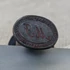 Antik fa nyelű pecsétnyomó M.I. monogrammal