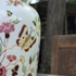 Pillangó mintás Zsolnay porcelán váza