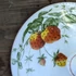 Szamóca mintás antik porcelán fedő