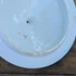 Szamóca mintás antik porcelán fedő