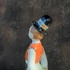 Hollóházi porcelán népviseletes figura