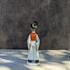 Hollóházi porcelán népviseletes figura