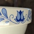 Alföldi Porcelán tál – kék tulipános népi minta