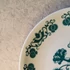 Alföldi Porcelán zöld pávás tányér szett - 3 db