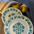 Alföldi Porcelán zöld pávás tányér szett - 3 db