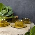 Vintage Pyrex borostyánszínű kávéskészlet (5 személyes)