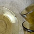 Vintage Pyrex borostyánszínű kávéskészlet (5 személyes)